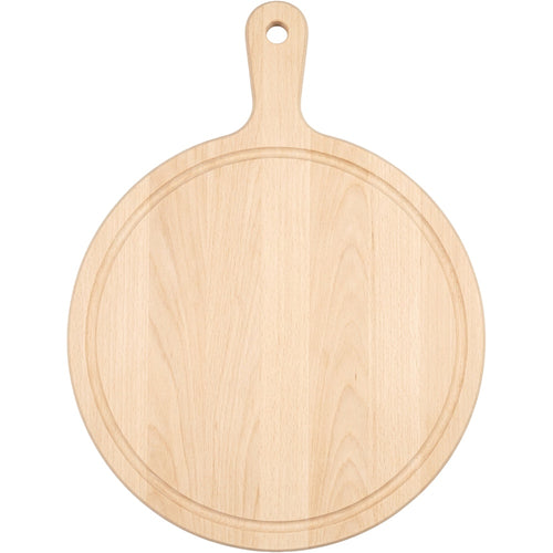 Rawer Round Beech Paddle Cutting Board 38 cm - Product view