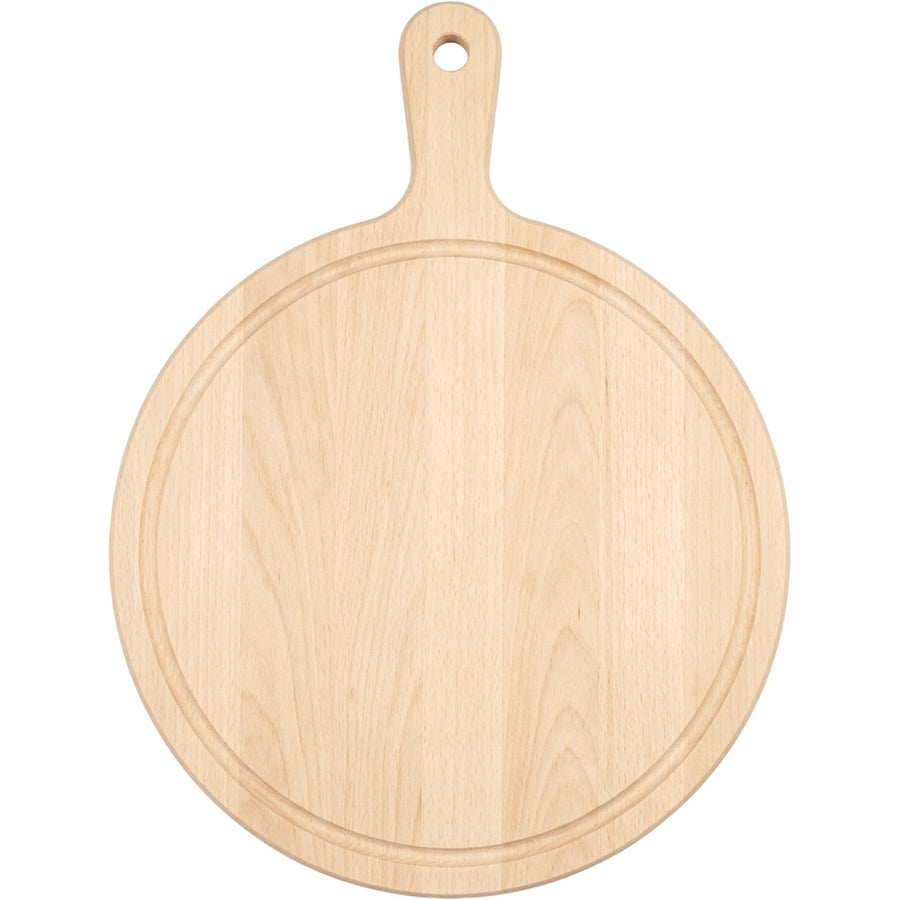 Rawer Round Beech Paddle Cutting Board 38 cm